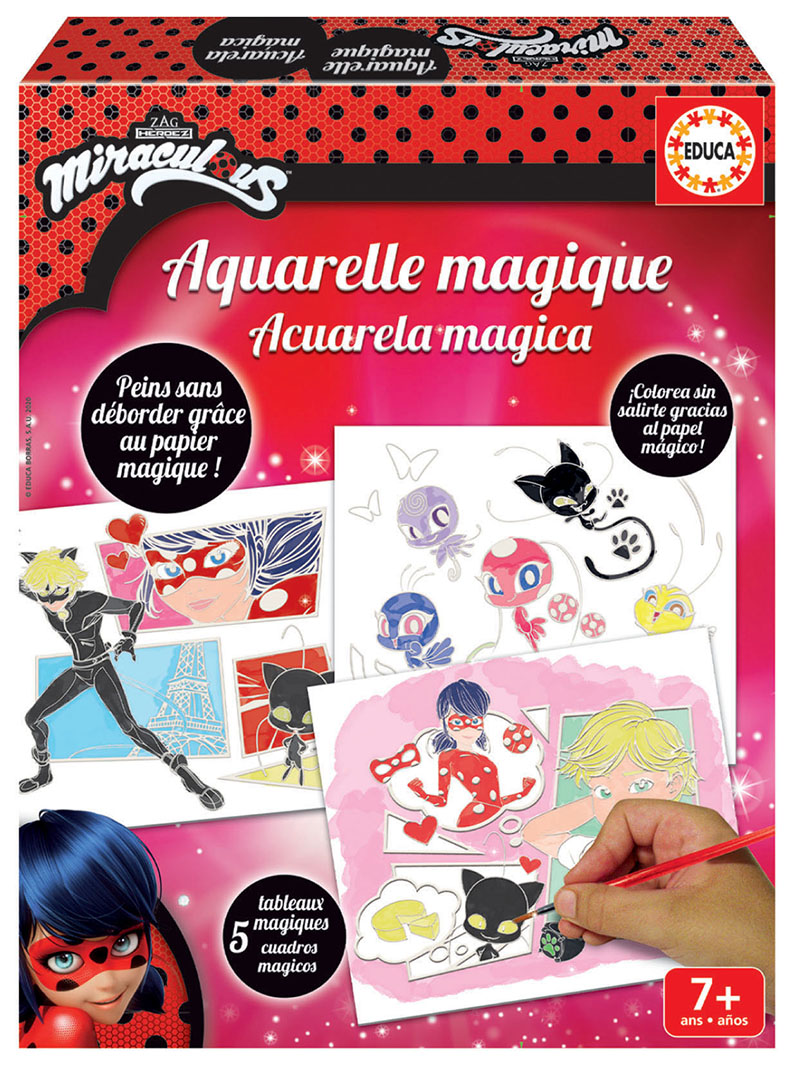 Aquarelle Magique Miraculous Ladybug Educa Borras