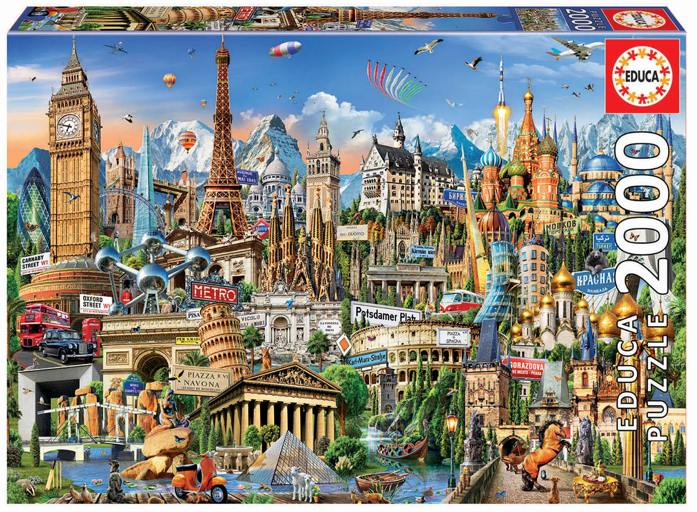 2000 Pieces Puzzles – Educa Borras