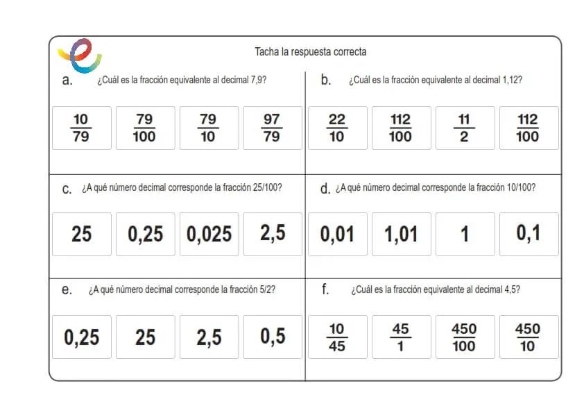 ejercicios de matemáticas 10