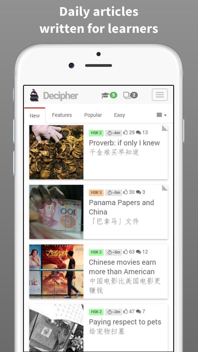 Read Chinese, Learn Mandarin daily easy Chinese news Review