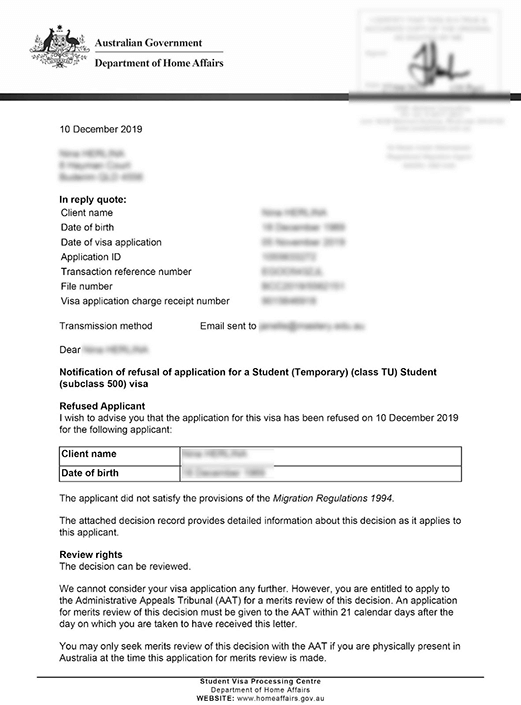 Student Visa Extension Refusal Don't Panic, Here's What to Do