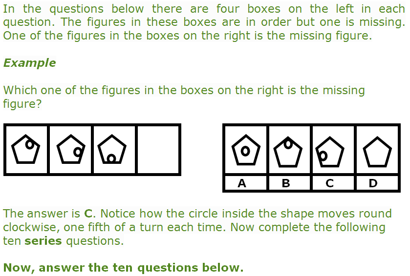 11plus complete the series finding one after another