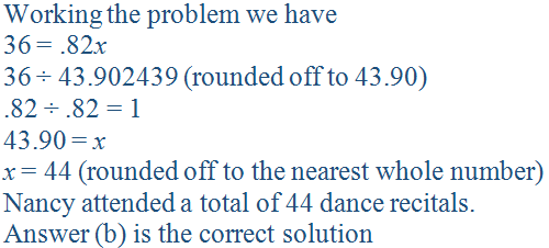 Grades 6, 7 and 8 Math Middle School Algebra Percentage
