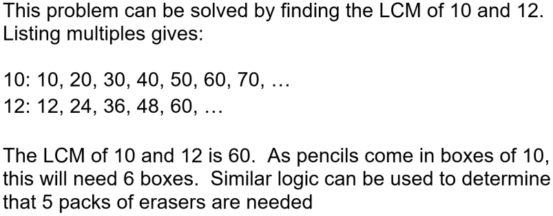 GCSE hcf and lowest common multiple, highest common factor