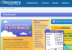 Site Review: PuzzleMaker | Education World