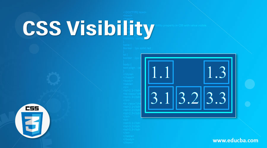 CSS Visibility Learn Six Awesome Property Value of Visibility in CSS