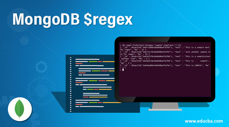 MongoDB regex Syntax & Parameters to deal with the String Data Types