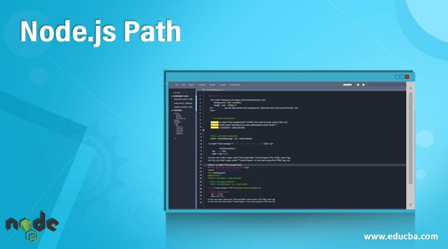 Node.js Path Complete Guide to Node.js Path Methods with Example