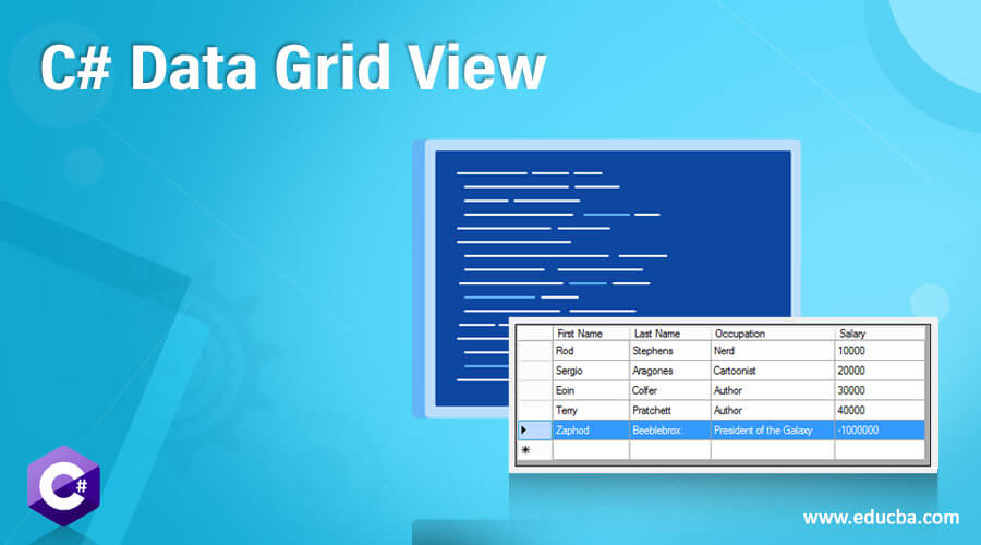 C Data Grid View How C Data Grid View can be Loaded & Exported?