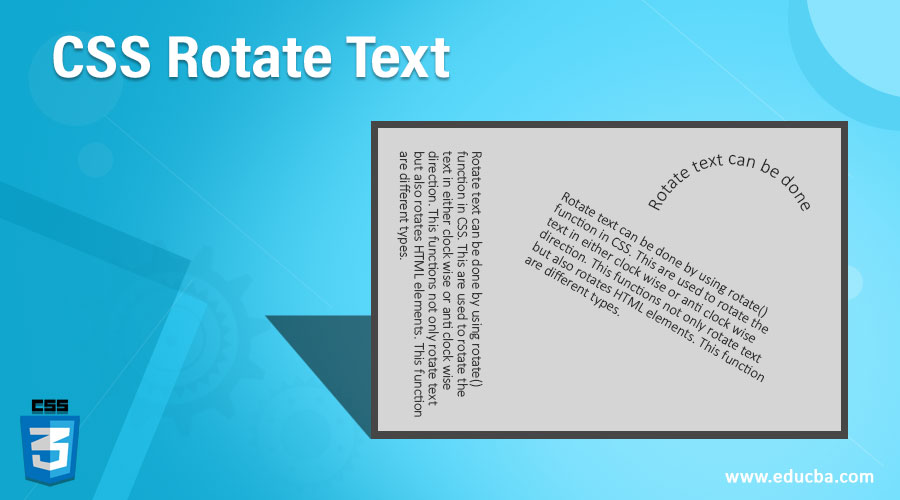 CSS Rotate Text Complete Guide to CSS Rotate Text with Examples