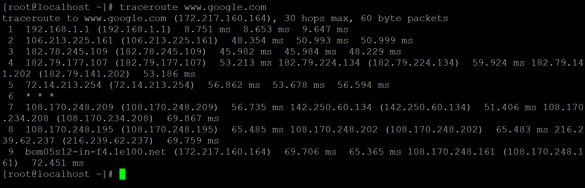Linux Network Command Examples of Linux Network Command
