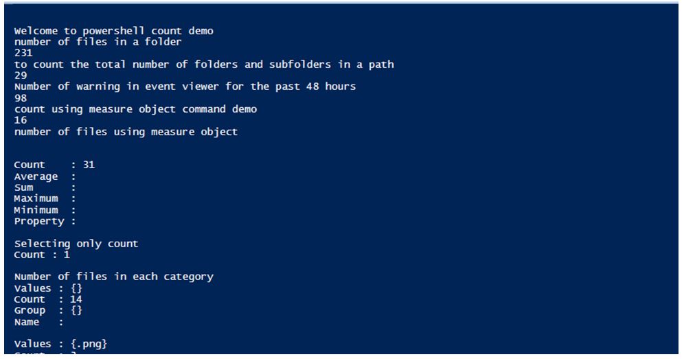PowerShell Count A Quick Glance of PowerShell Count Example
