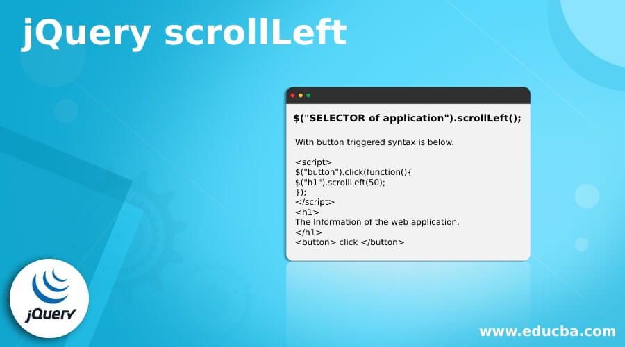 jQuery scrollLeft LaptrinhX