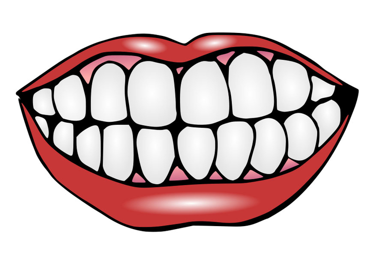 Immagine bocca Disegni Da Stampare Gratis Imm. 23071