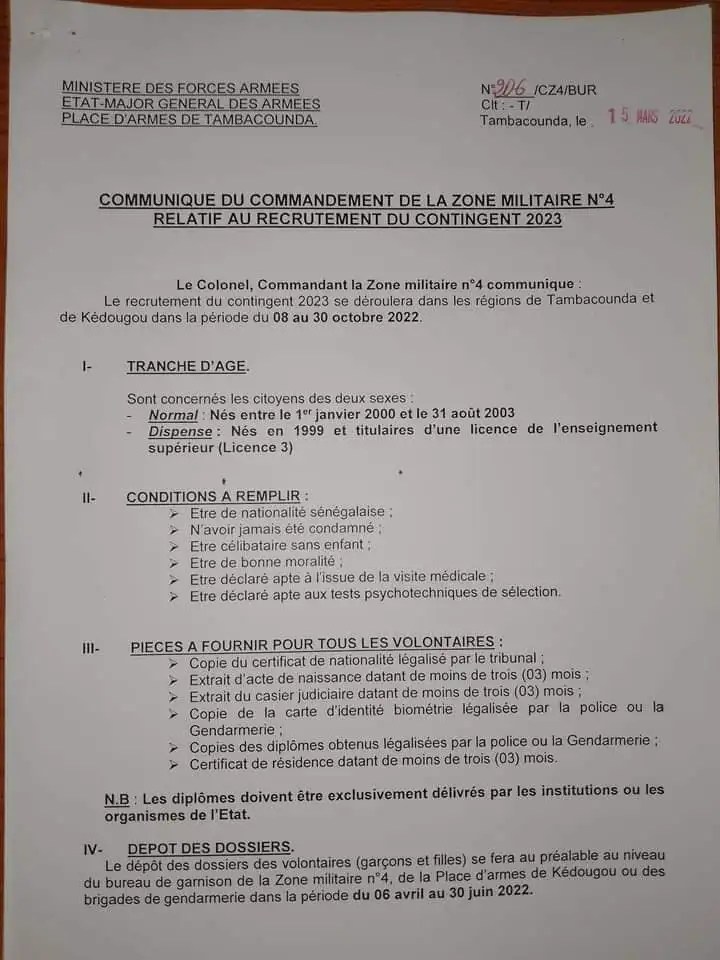Calendrier Bourse Aux Armes 2023 Sénégal Archives — Edukamer