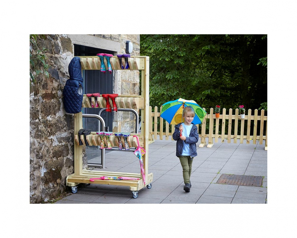 Double Sided Outdoor Welly Storage Welly Racks Edusentials