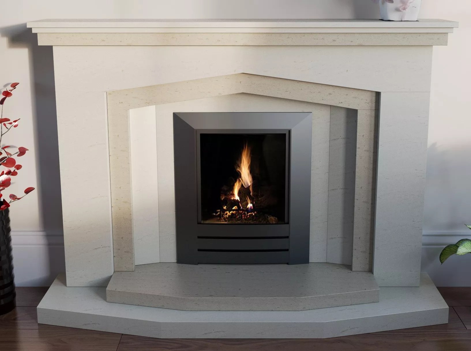 Modern Limestone Fireplaces Manchester Edwards of Sale