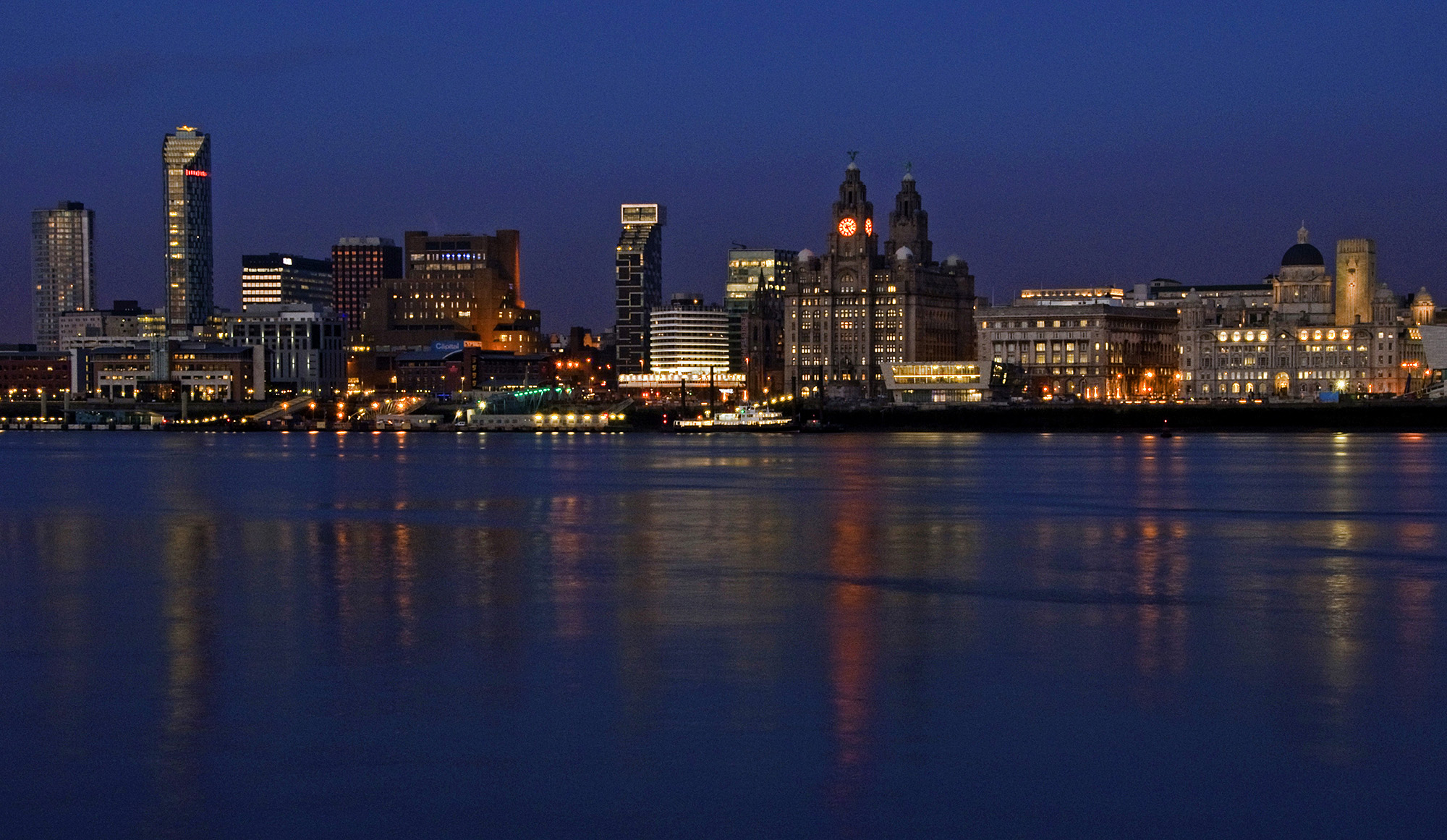 Liverpool Skyline over the River Mersey - Ed O'Keeffe Photography