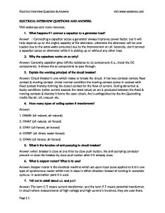 Electrical-Interview-Questions-Answers Part 1 | Enhanced Education Group