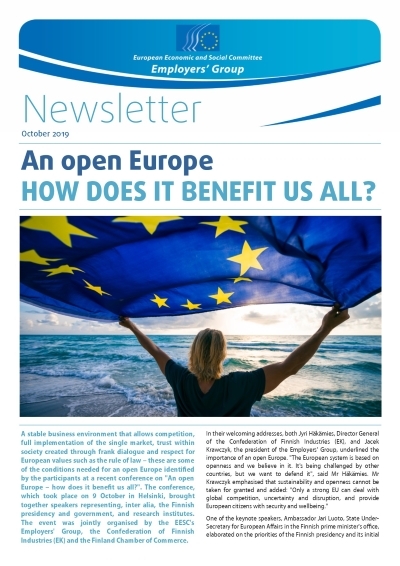 The Employers Group Newsletter October 2019 European Economic And Social Committee