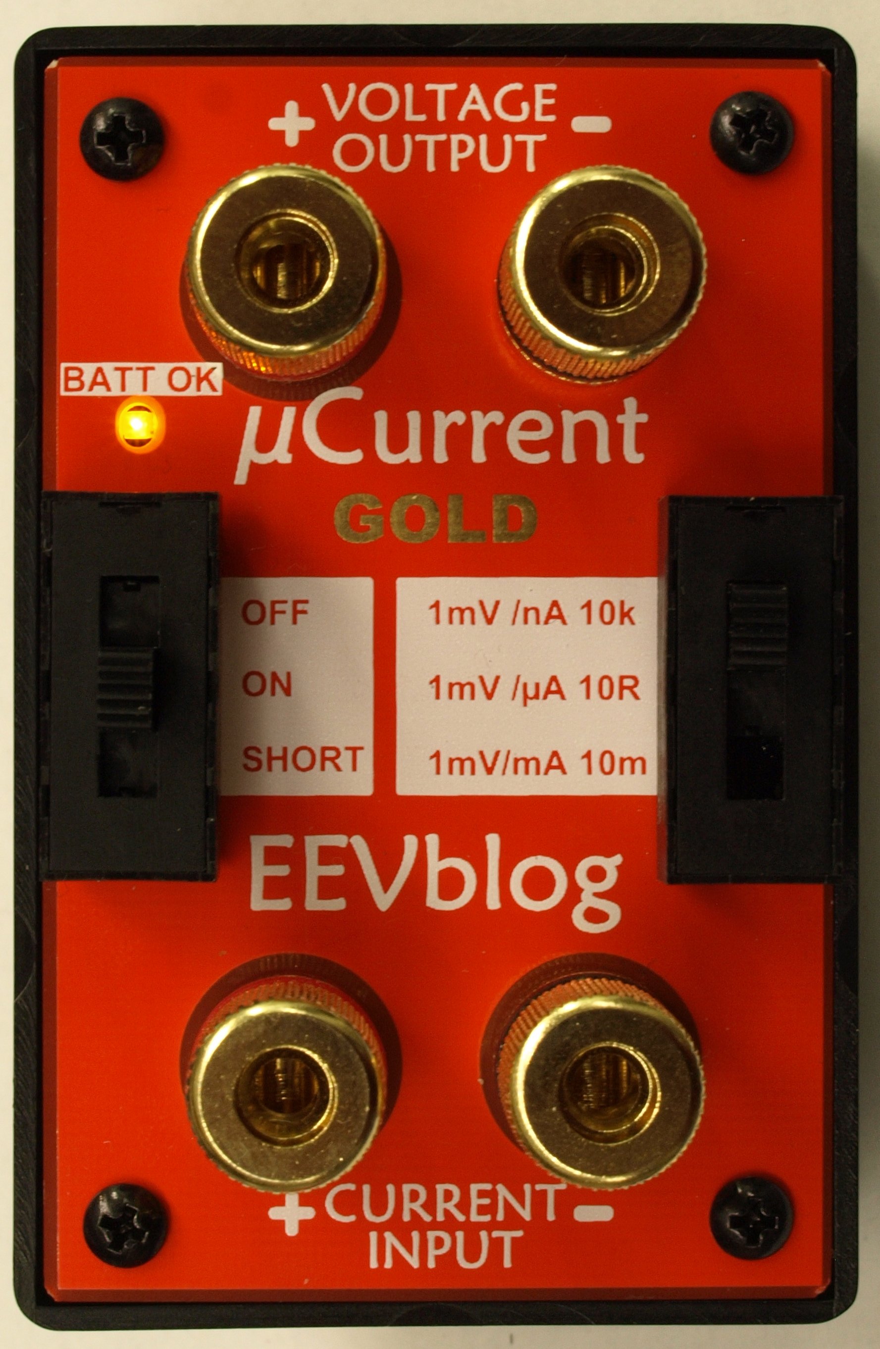 uCurrent GOLD Multimeter Adapter EEVblog