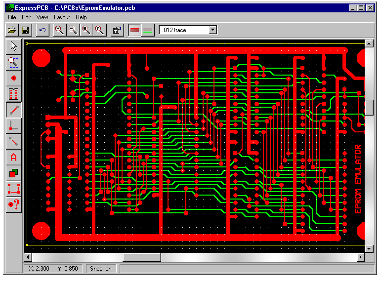 ExpressPCB Large Screenshoot