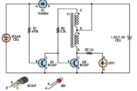 Automatic Solar Lamp Circuit Diagram - Circuit Diagram