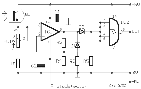 Photo Detector Circuit - EEWeb