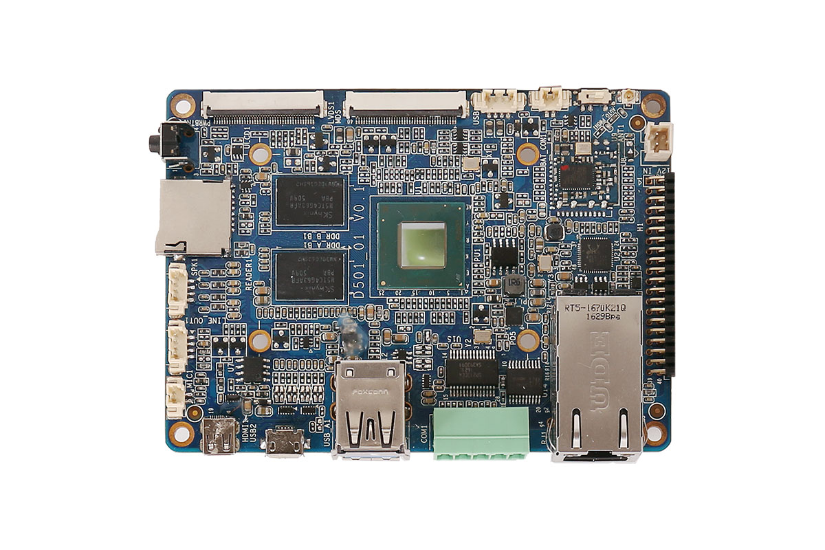 Embedded boards include Intel “Cherry Trail” Atom x5Z8350