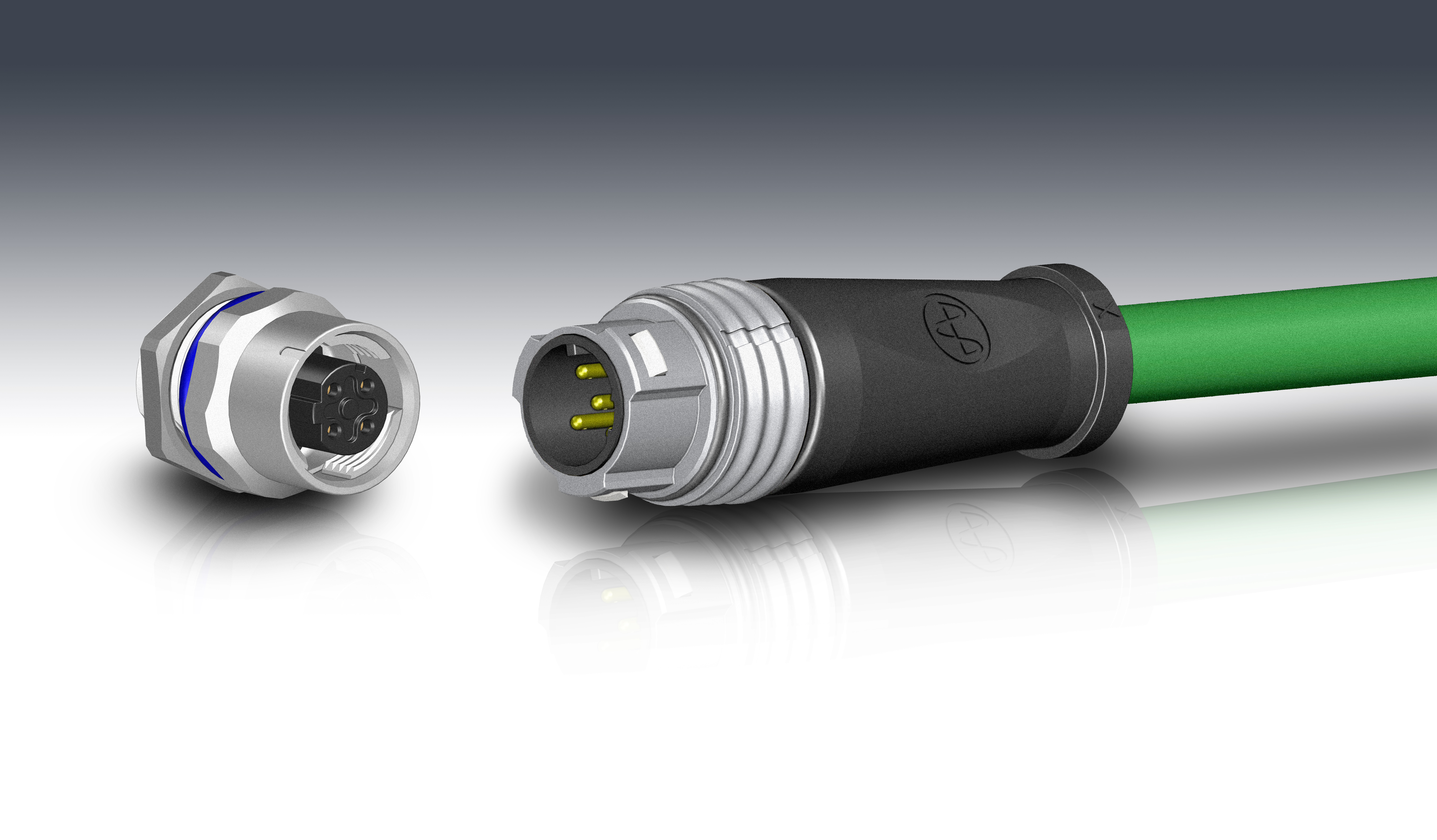 PushPull M12 Circular Metric Connectors Feature New Design