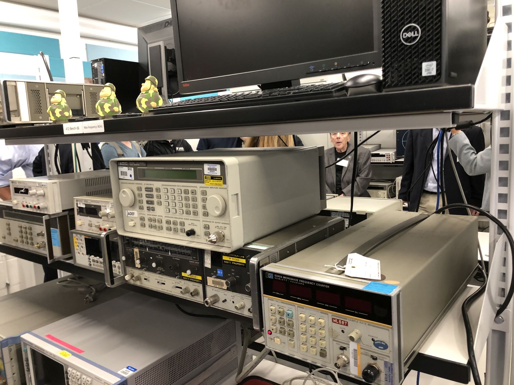 EE students get a new RF lab full of test equipment Electrical