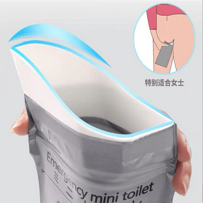 unisex outdoor emergency urine bags