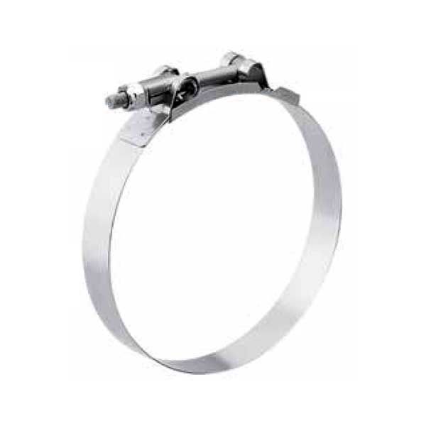 3/4 Inch (in) Band Width Stainless Steel TBolt Clamps with Plated Bolt