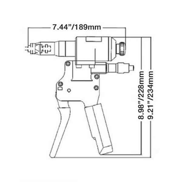 Item 06A4318900, RIV905 Hydraulic Hand Riveters On EFC International
