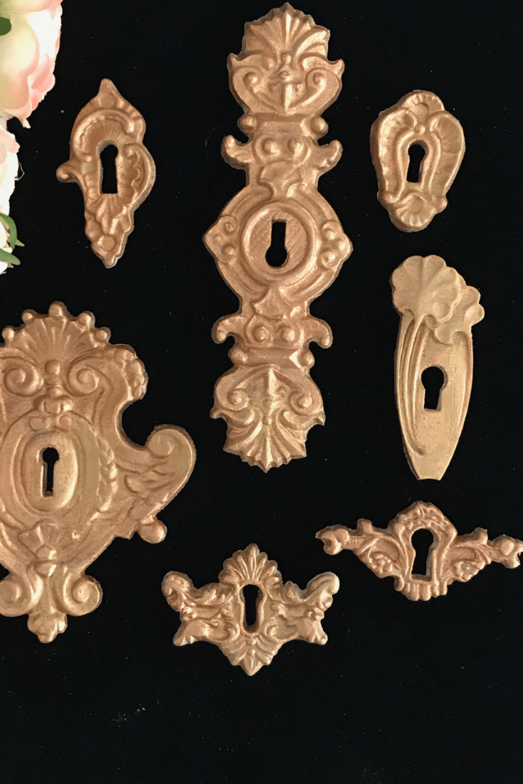 Fancy French Escutcheons or key hole covers for everyone