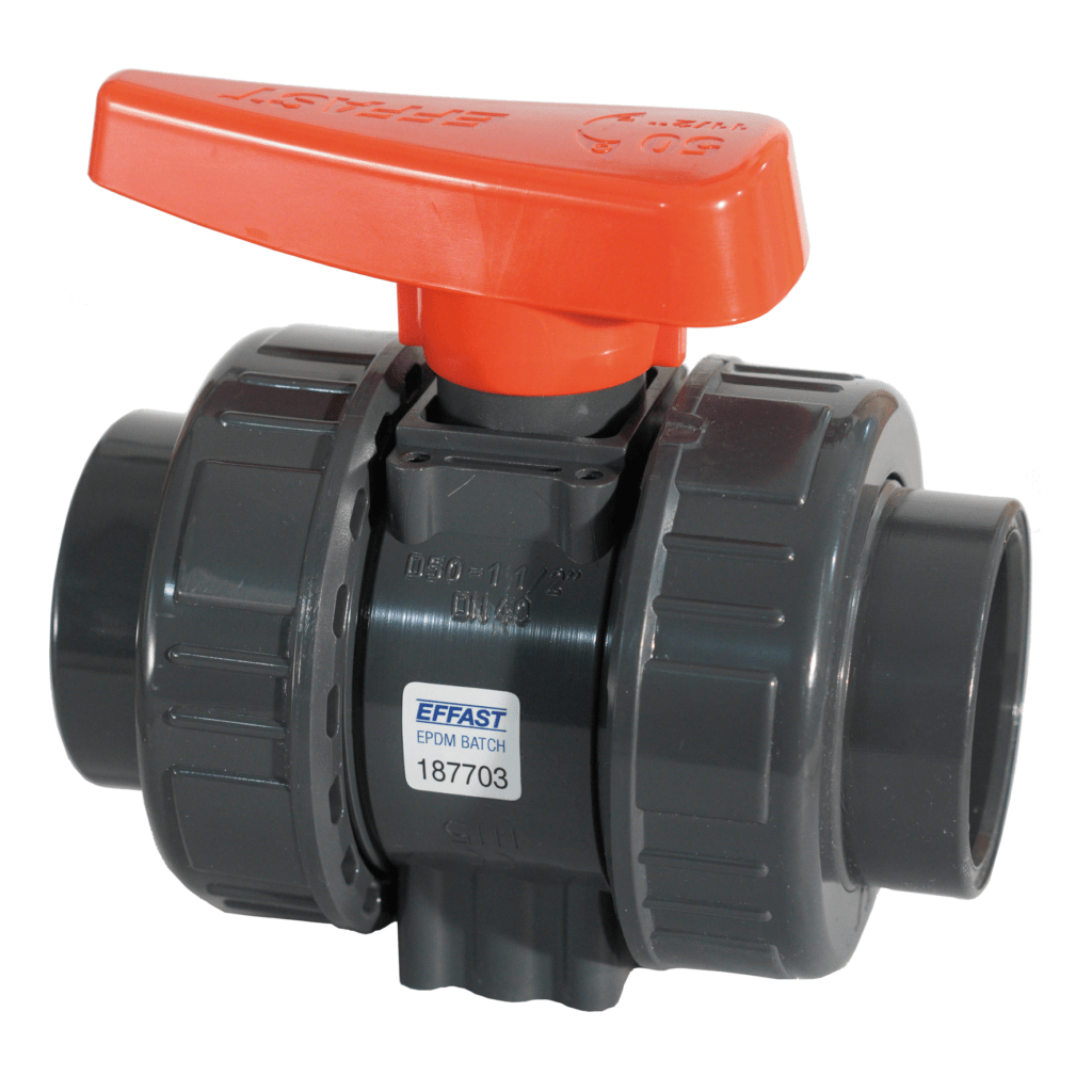 PVCU true union ball valve BK1 EFFAST