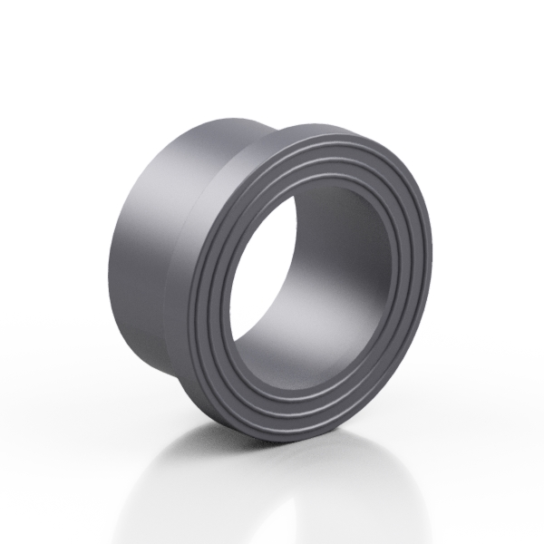 PVCU serrated face stub flange EFFAST