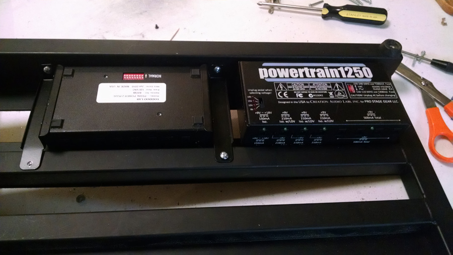 Installing 2nd Power Supply (Powertrain) into Pedaltrain PT2