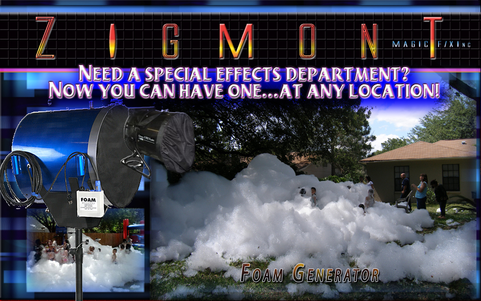 Florida foam machine rentals and sales by