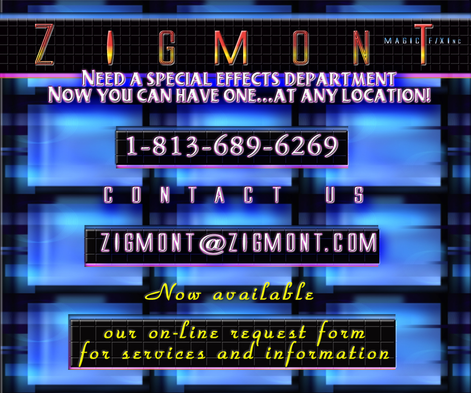 Magic F/X Client Referencefor special effects NASCAR Warner Bros