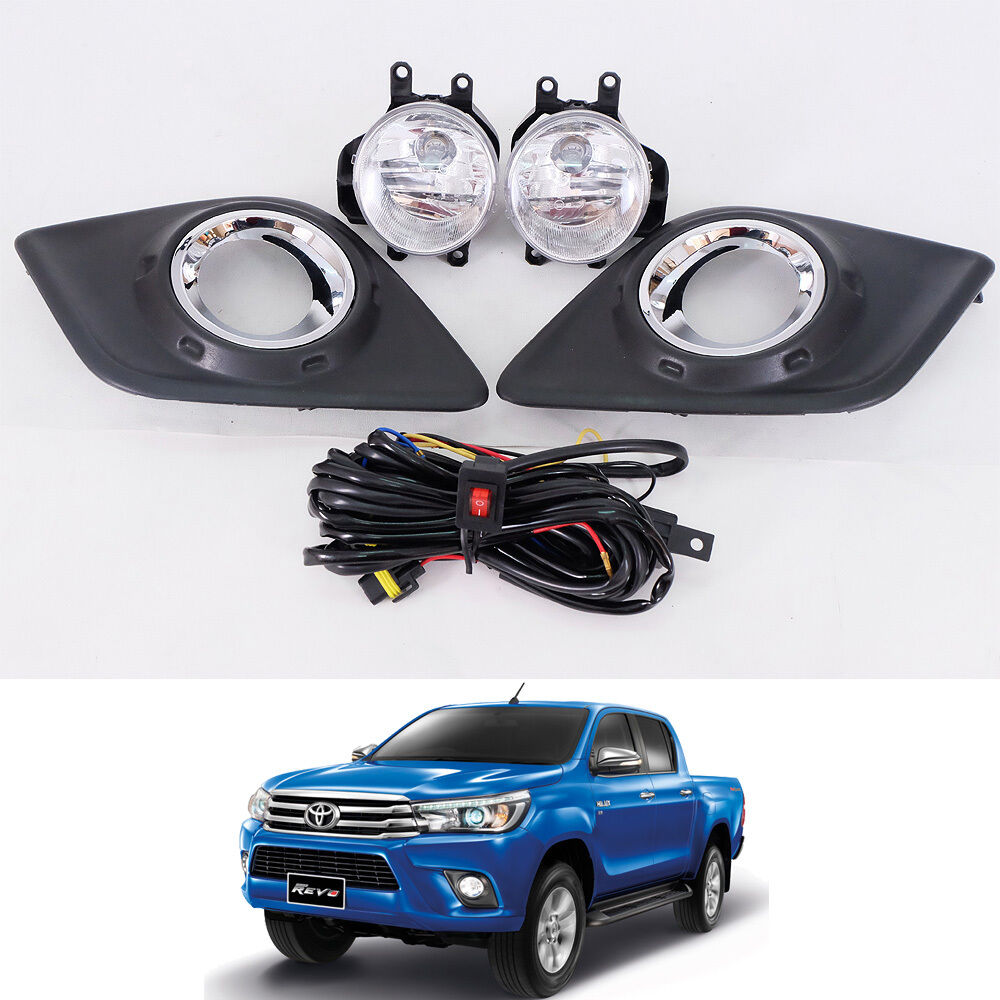1516 Toyota Hilux Revo Fog Lamp Light Spot Light Pickup Set Oem Bulbs