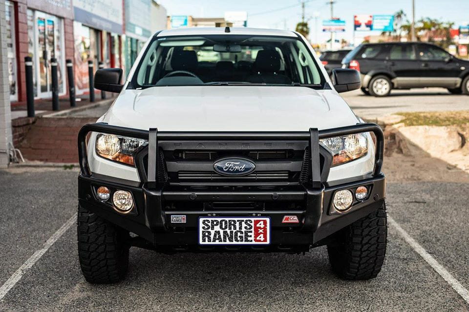 Ford Ranger Steel Front Bumper 2016 2021 Black Replacement Bumper