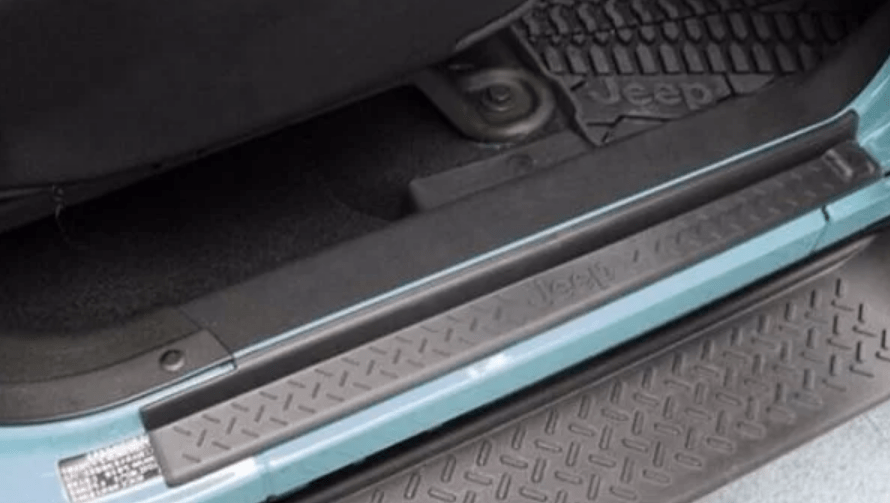 Jeep Wrangler JK ABS 2Door Entry Guard w/ Jeep Logo Efficient Express