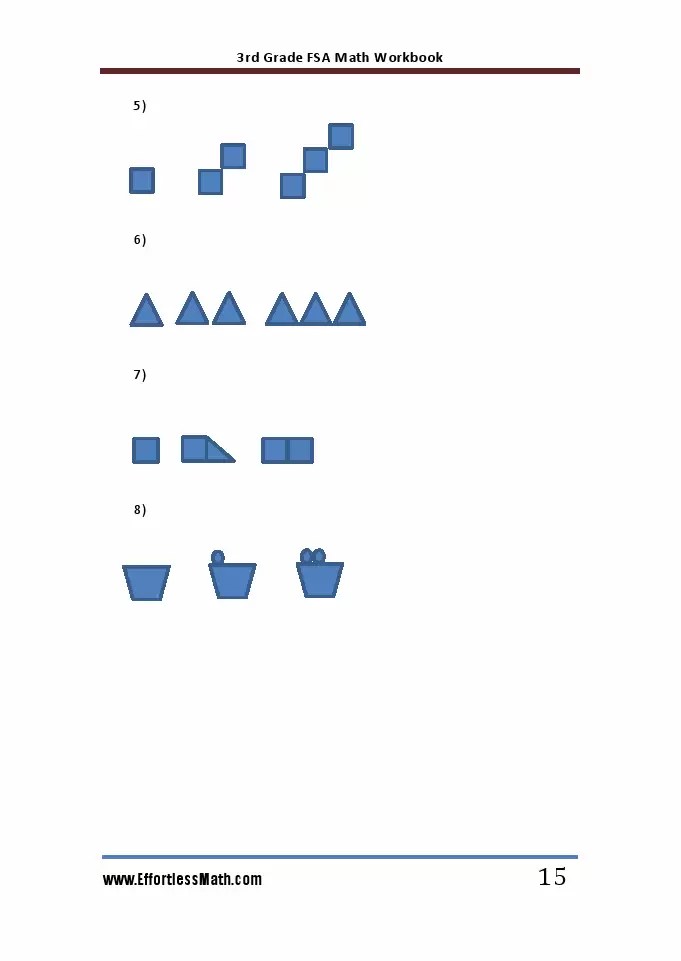 3rd Grade FSA Math Workbook 2018 The Most Comprehensive Review for the