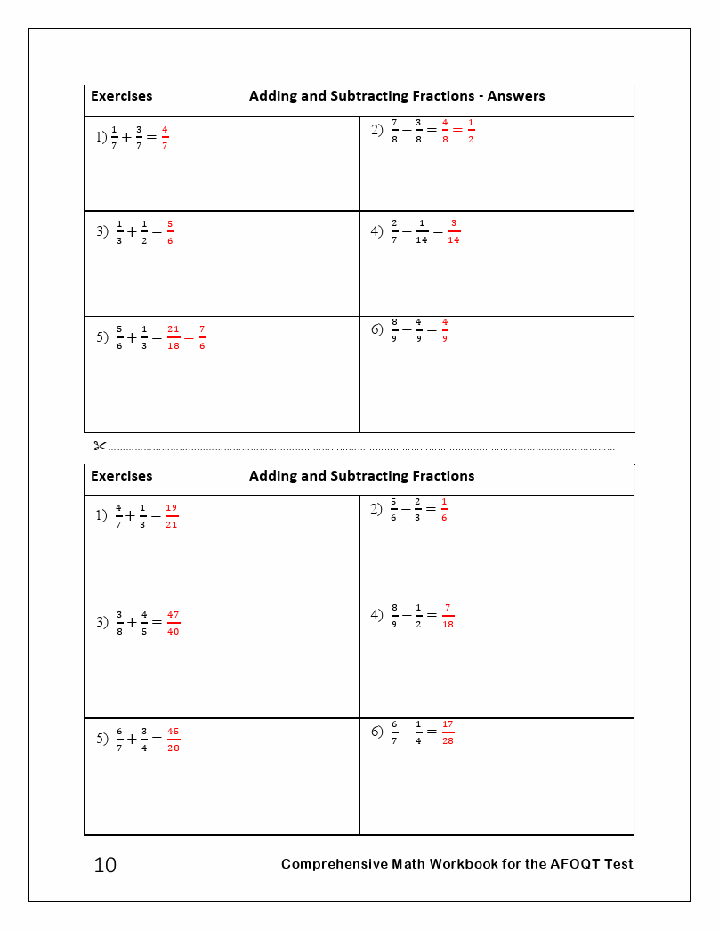 Comprehensive Math Workbook for the AFOQT Test Student Workbook and 2