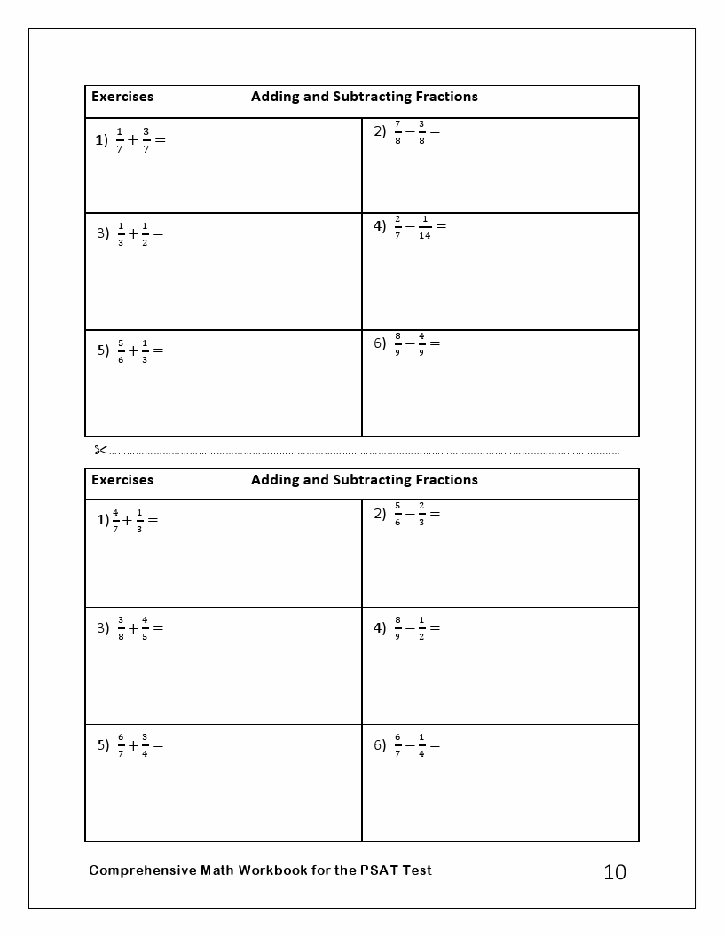 Comprehensive Math Workbook for the PSAT Test Student Workbook and 2 Comprehensive Math Workbook for the PSAT Test Student Workbook and 2