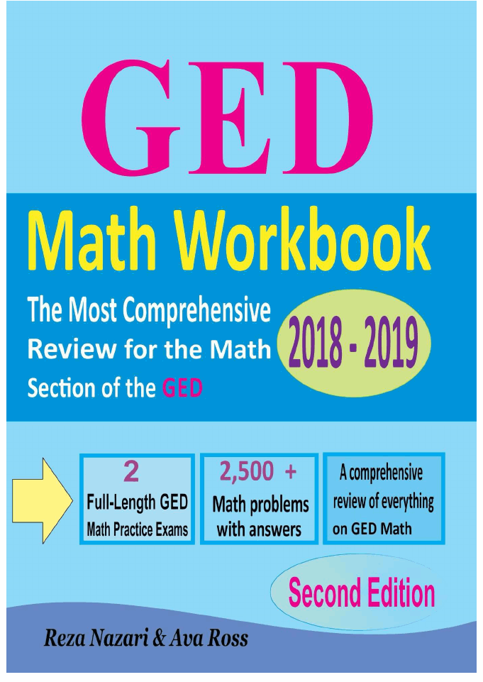 GED Math Workbook 2018 2019 The Most Comprehensive Review for the