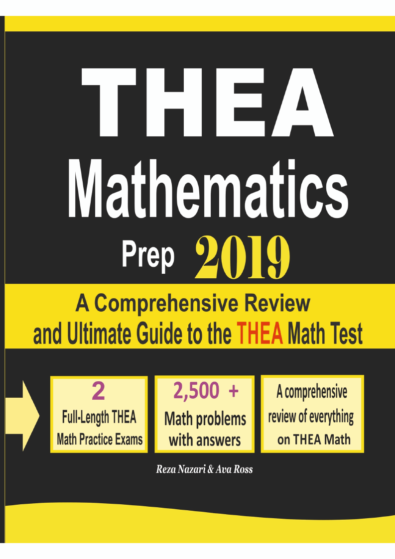 THEA Study Guide & Practice Test [Prepare for the.
