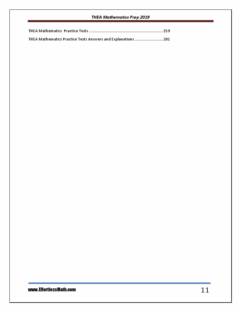 THEA Practice Test Reading Section