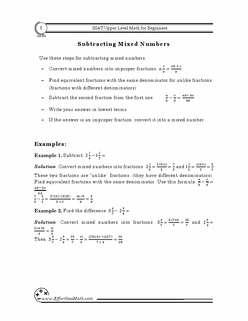 SSAT Upper Level Math for Beginners The Ultimate Step by Step Guide to